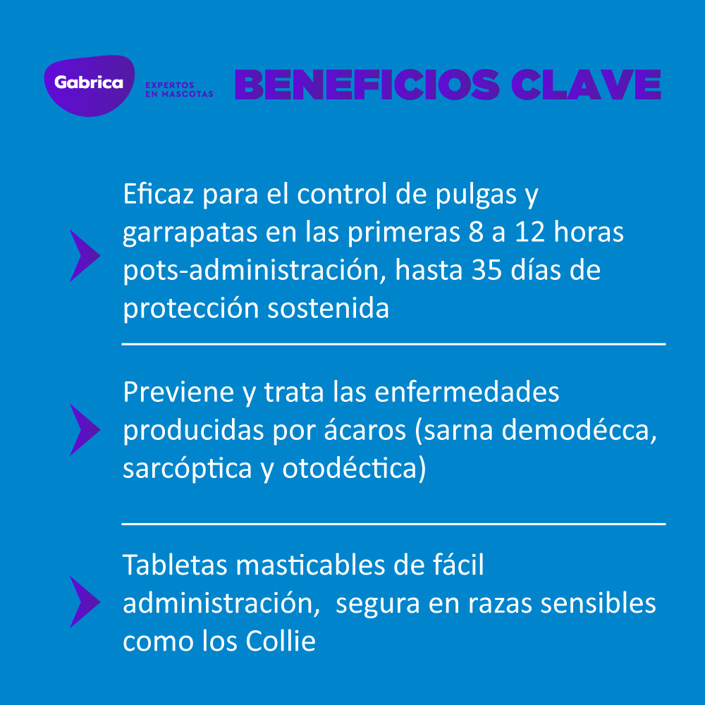 Desparasitante Externo para Perro Simparica 20 mg (5 a 10 kg) Caja x 1 Tableta - Image 4