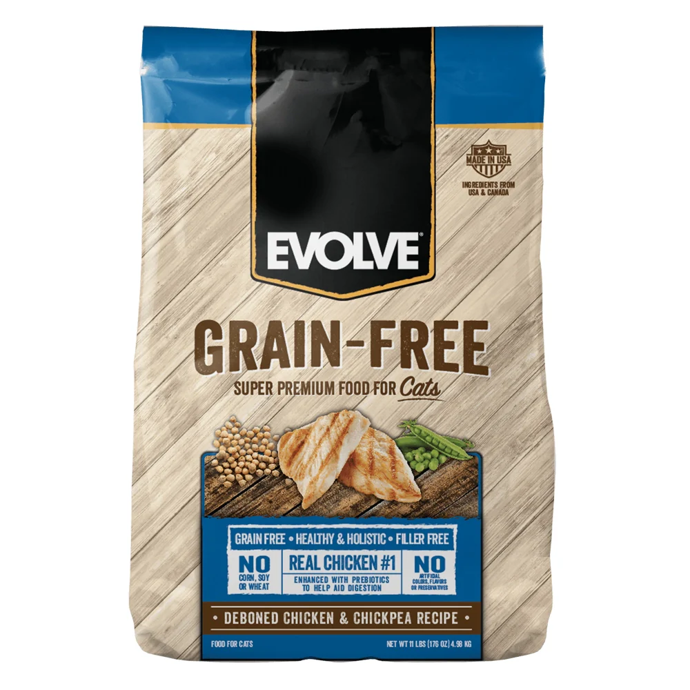 Evolve Grain-Free Comida para Gato Sabor a Pollo x 3 lb