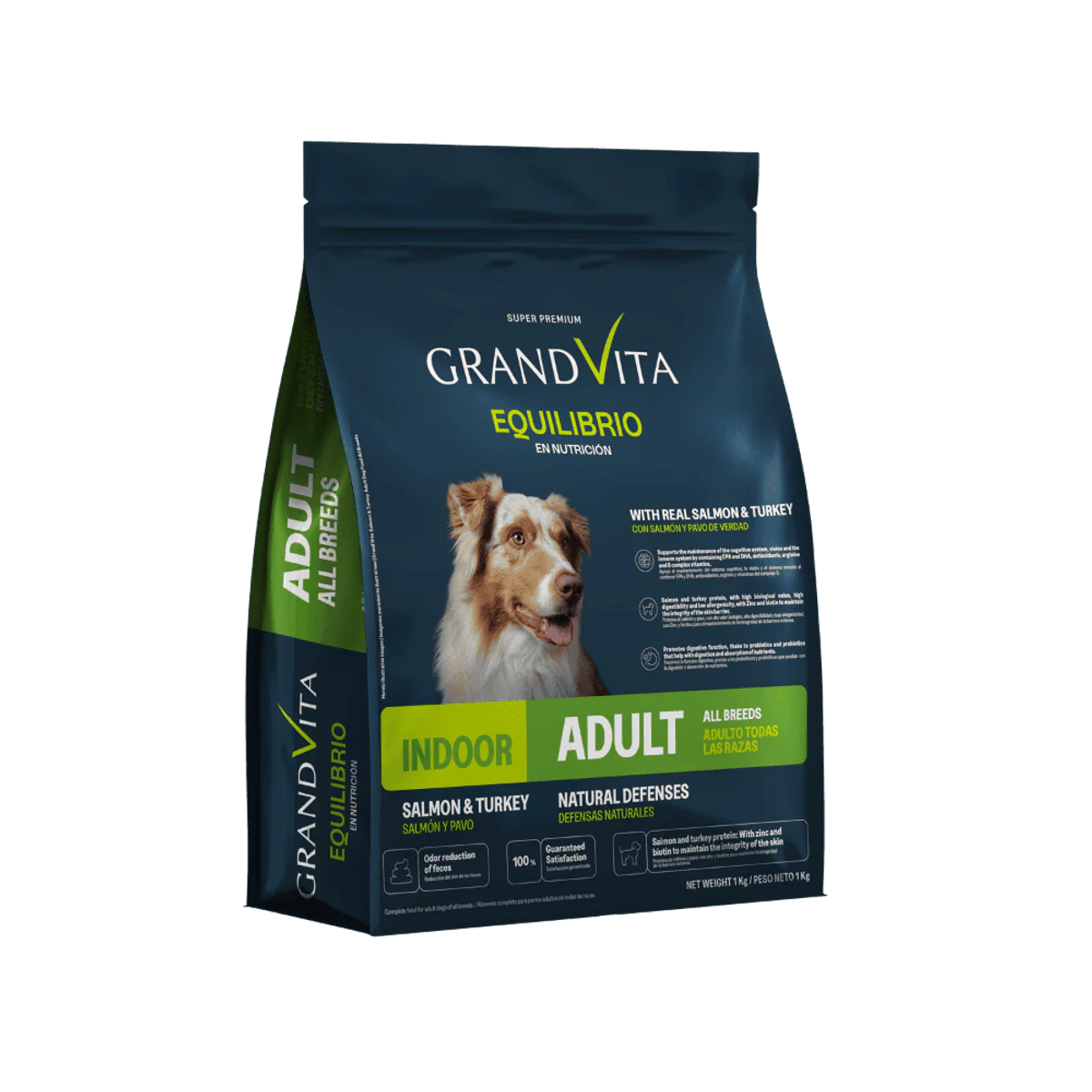 Grand Vita Equilibrio Comida para Perro Adulto Salmón x 1 kg