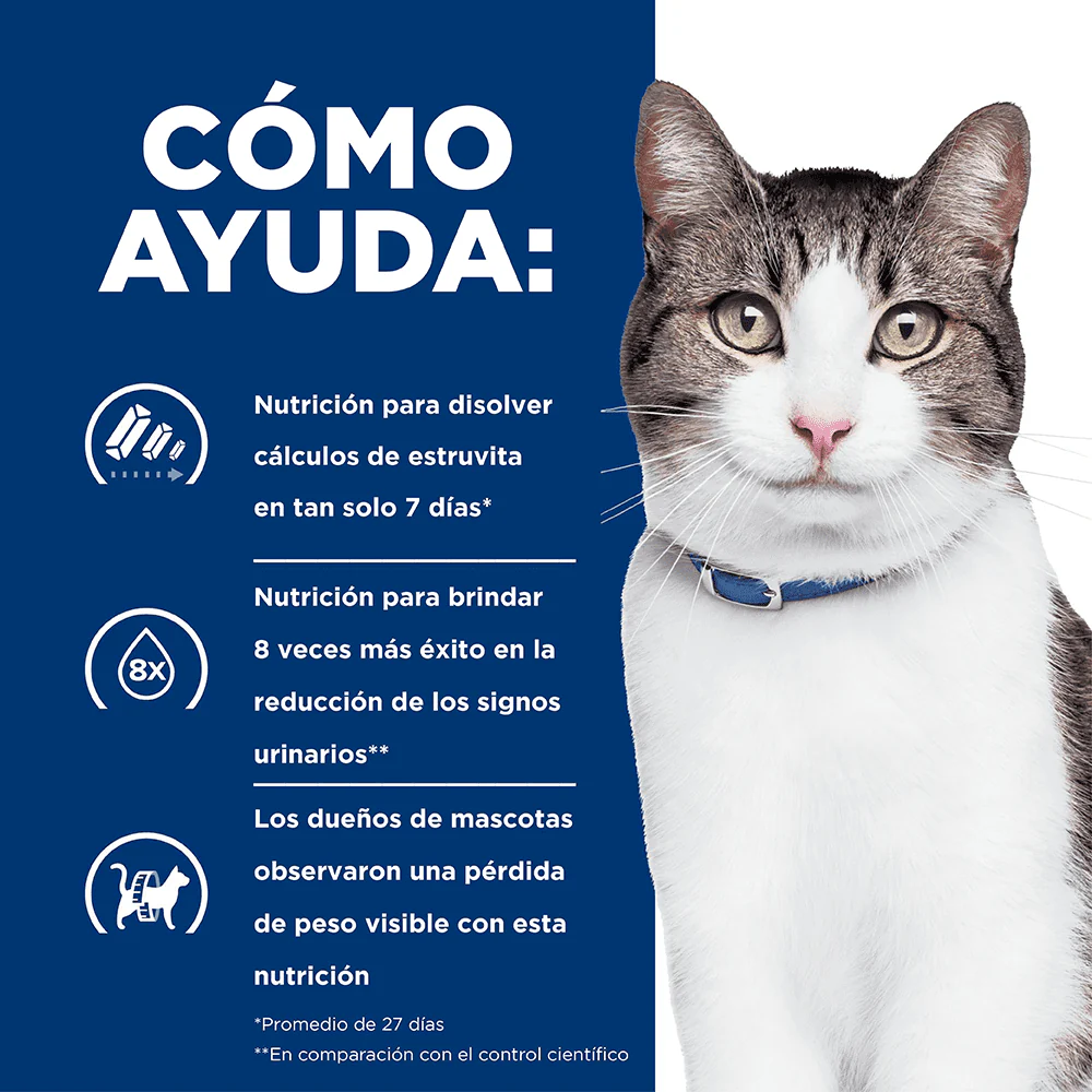 Hills Comida para Gato Prescription Diet Multicare C/D Pollo x 4 lbs - Image 2