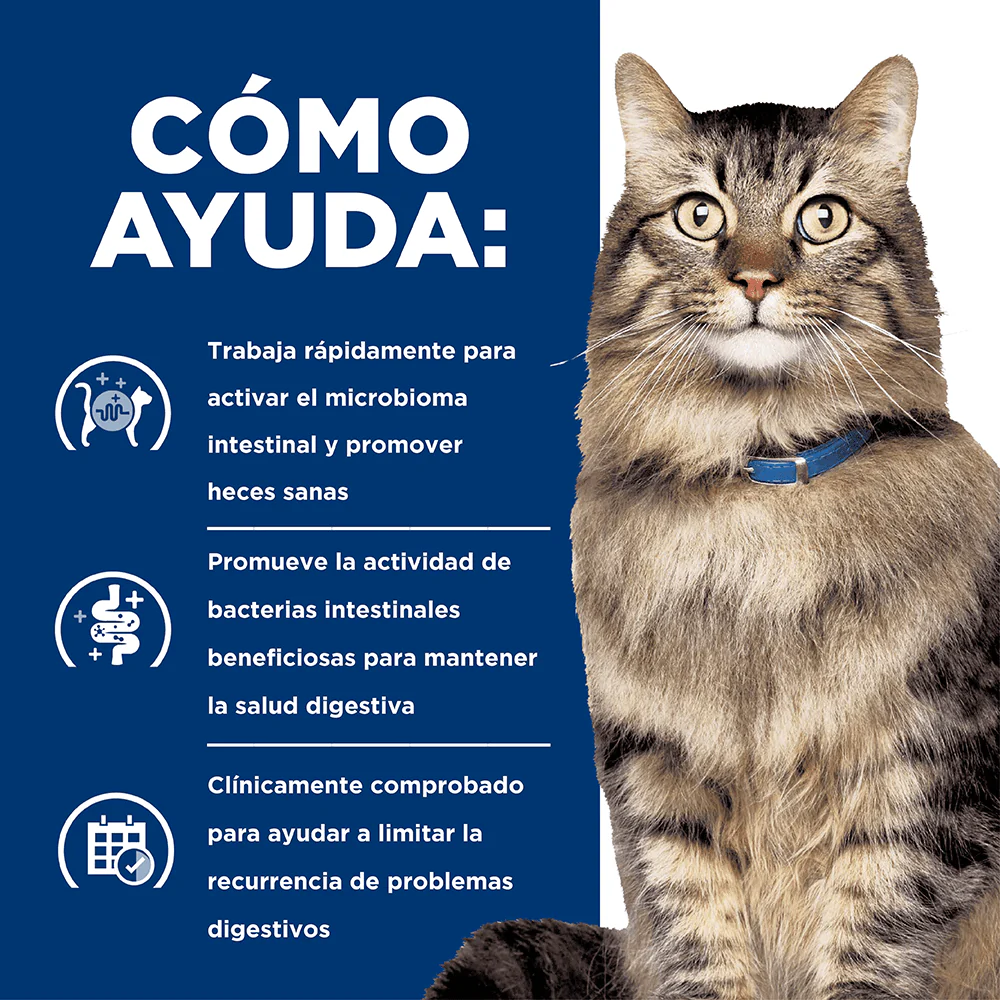Hills Comida para Gato Prescription Diet Gastro Biome Pollo x 4 lbs - Image 2