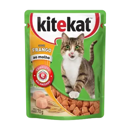 Kitekat Alimento Húmedo para Gatos Sabor a Pollo x 70 gr