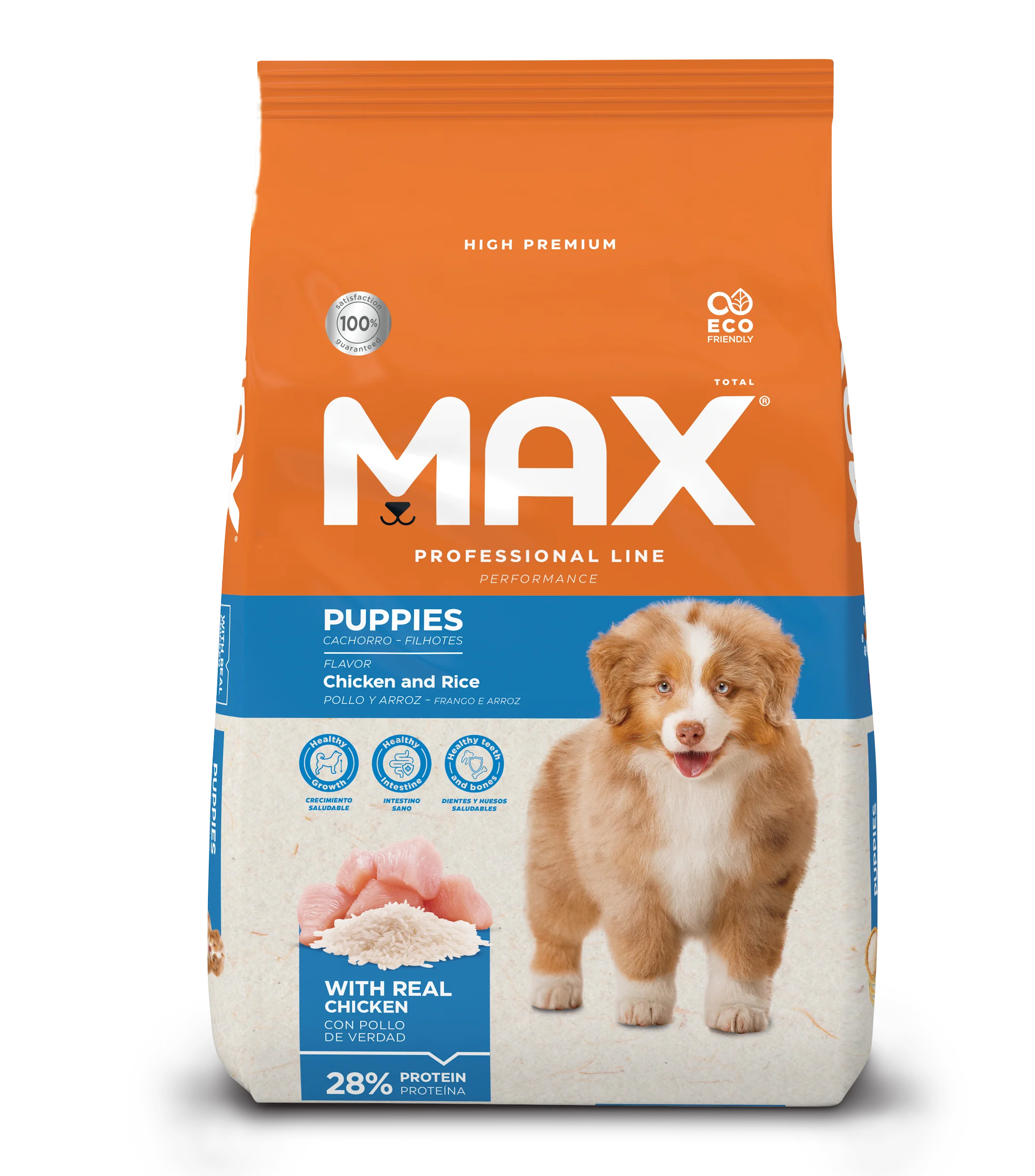 Max Comida Para Perro Cachorro Performance Pollo