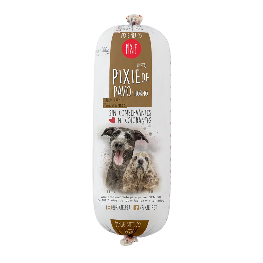 Pixie de pavo al horno para perros Senior x 500 gr