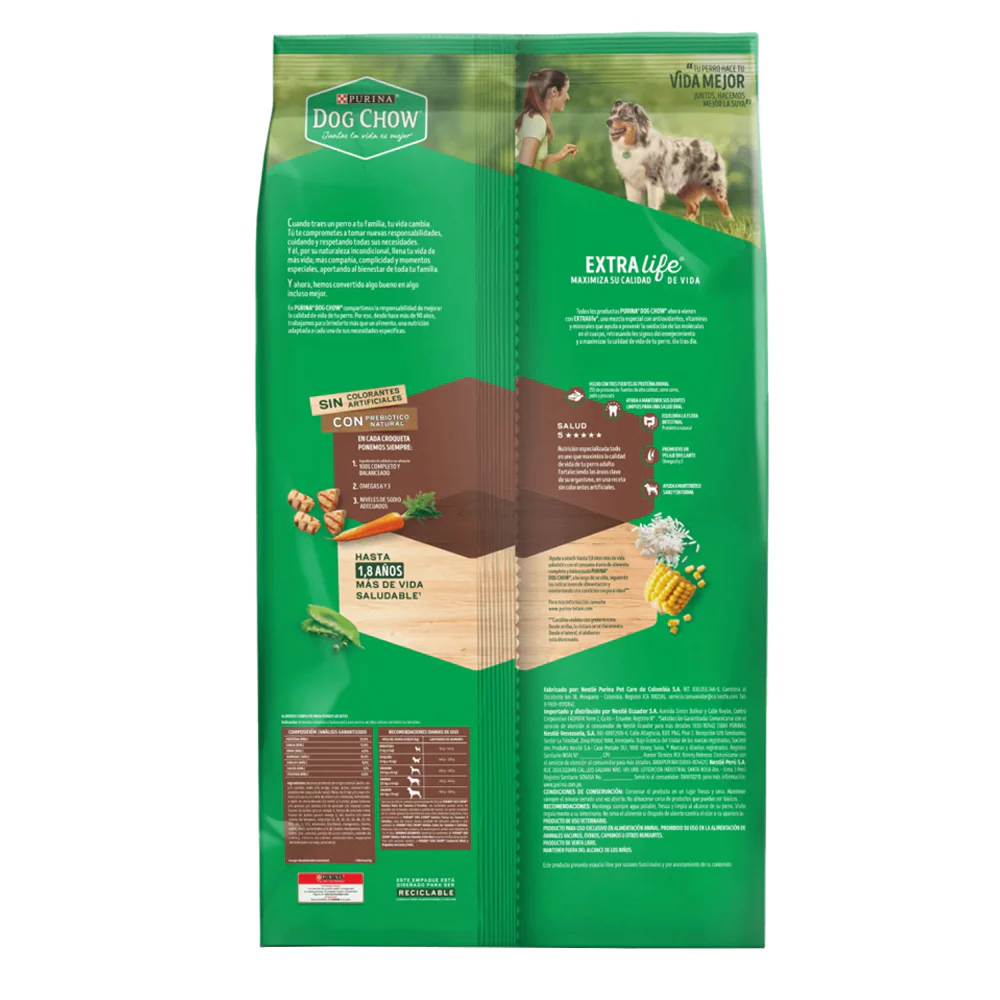 Purina® Dog Chow® Comida para Perro Adultos 5 estrellas x 22.7 kg - Image 2