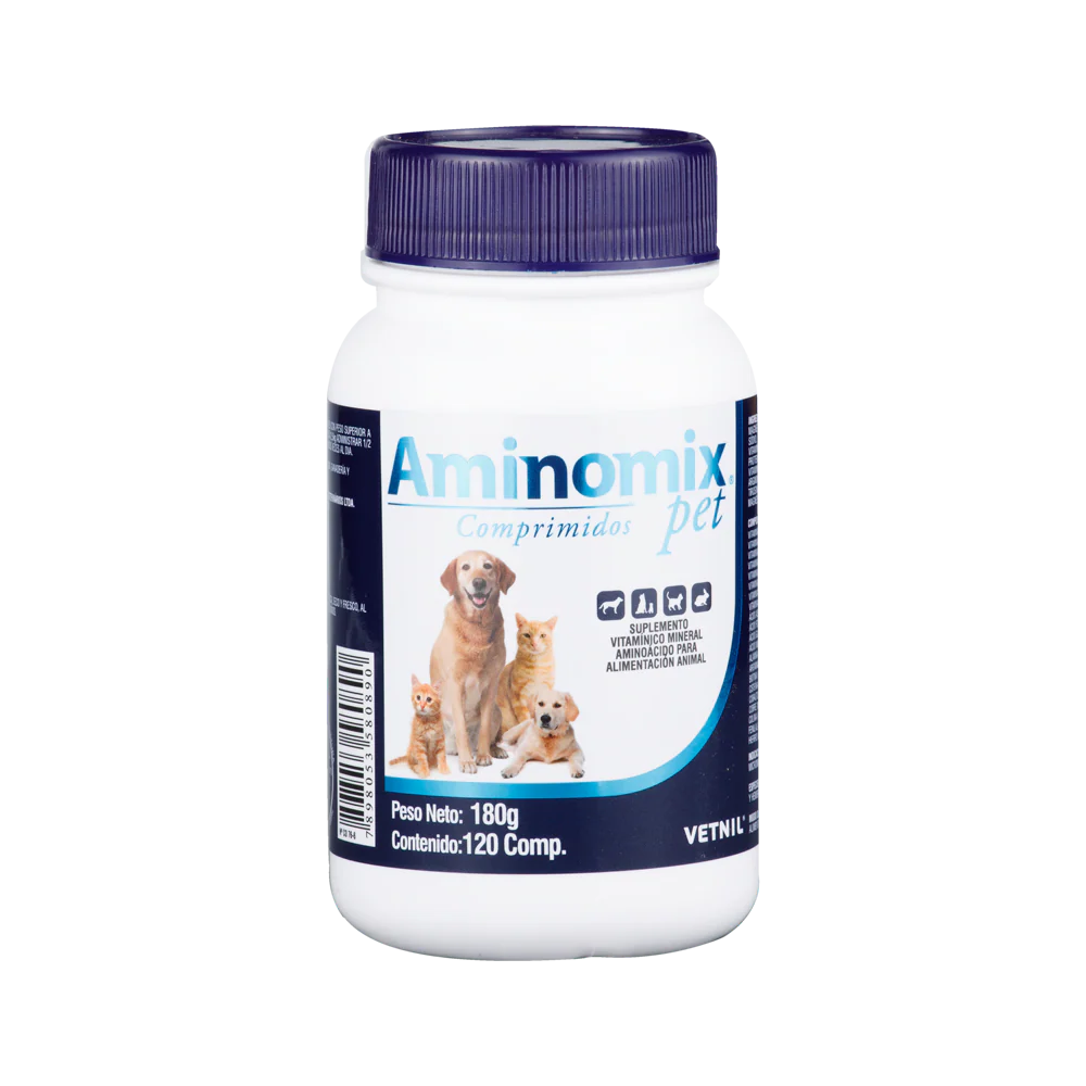 Suplemento Aminomix Pet para Perro y Gato x 120 capsulas