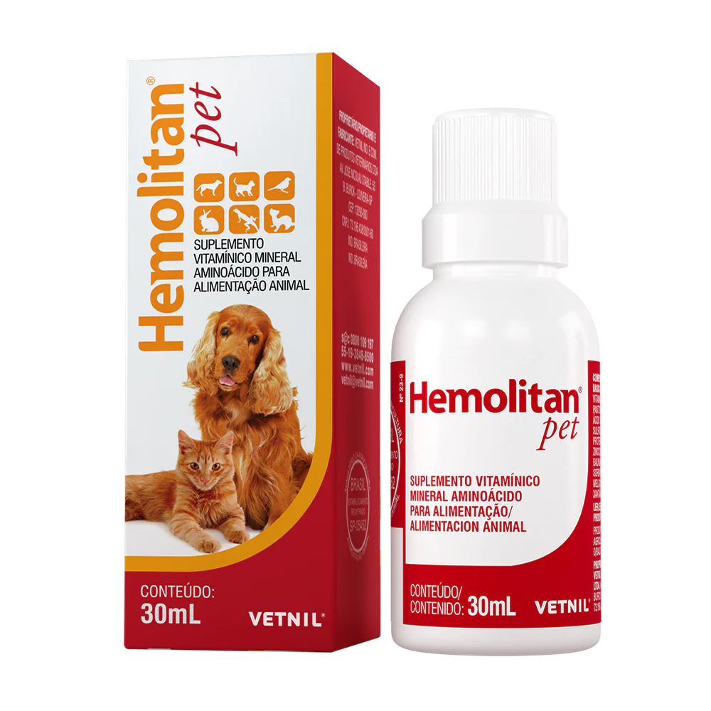 Suplemento Hemolitan Para Perro Y Gato