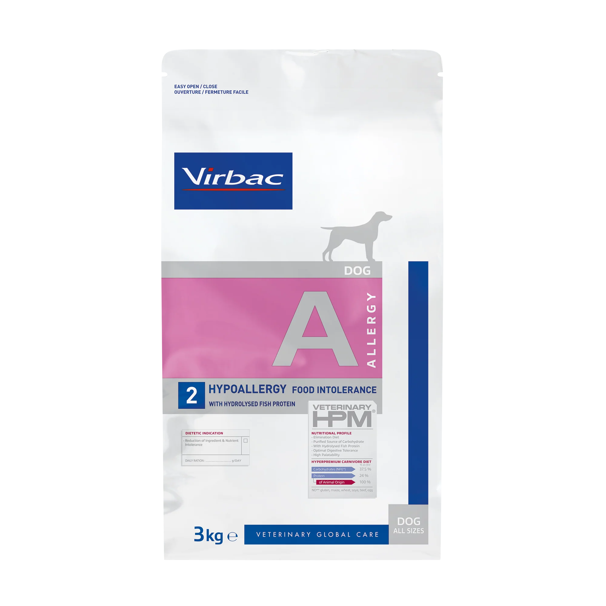 Virbac Vet Dog Hypoallergy Hydrolised x 3 kg